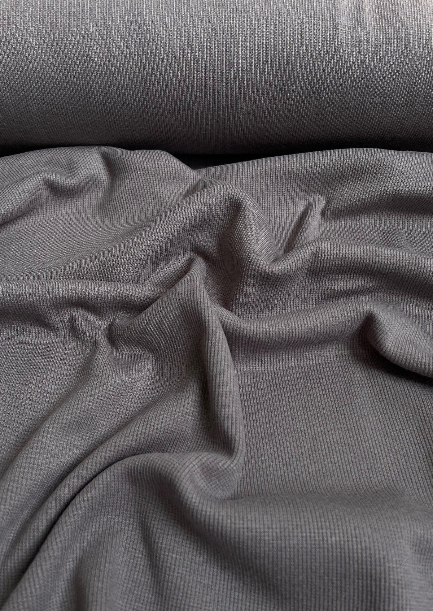 Bamboo Rib Knit 2 x 2 / Slate