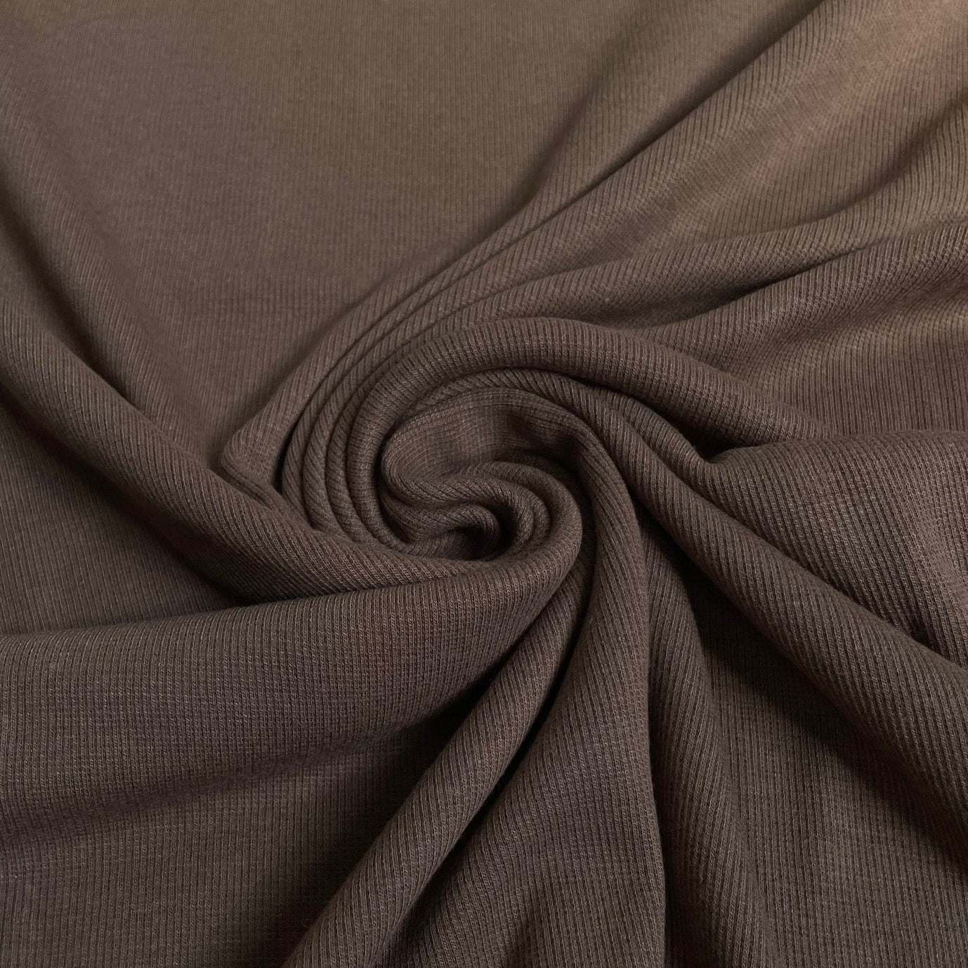Bamboo Rib Knit 2 x 2 /  Americano