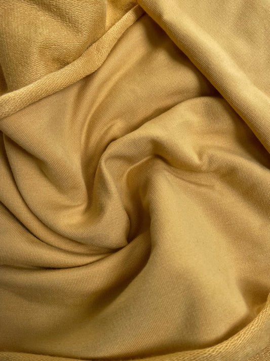 Bamboo Stretch French Terry / Honey