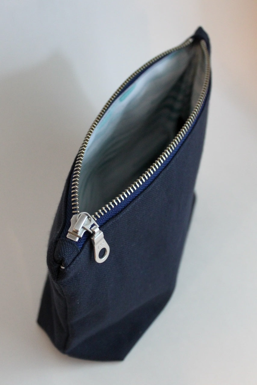 Zip Pouch | Navy x Waves