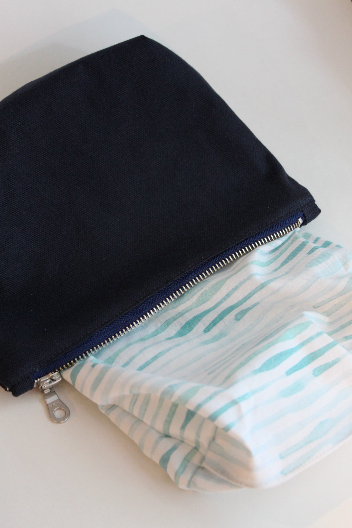 Zip Pouch | Navy x Waves