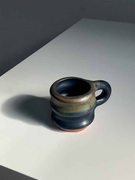 Mini Mug | 3 oz| Navy x Antique Bronze