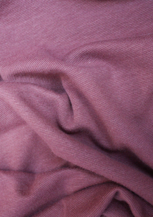 Bamboo Rib Knit 1 x 1 / Desert Rose